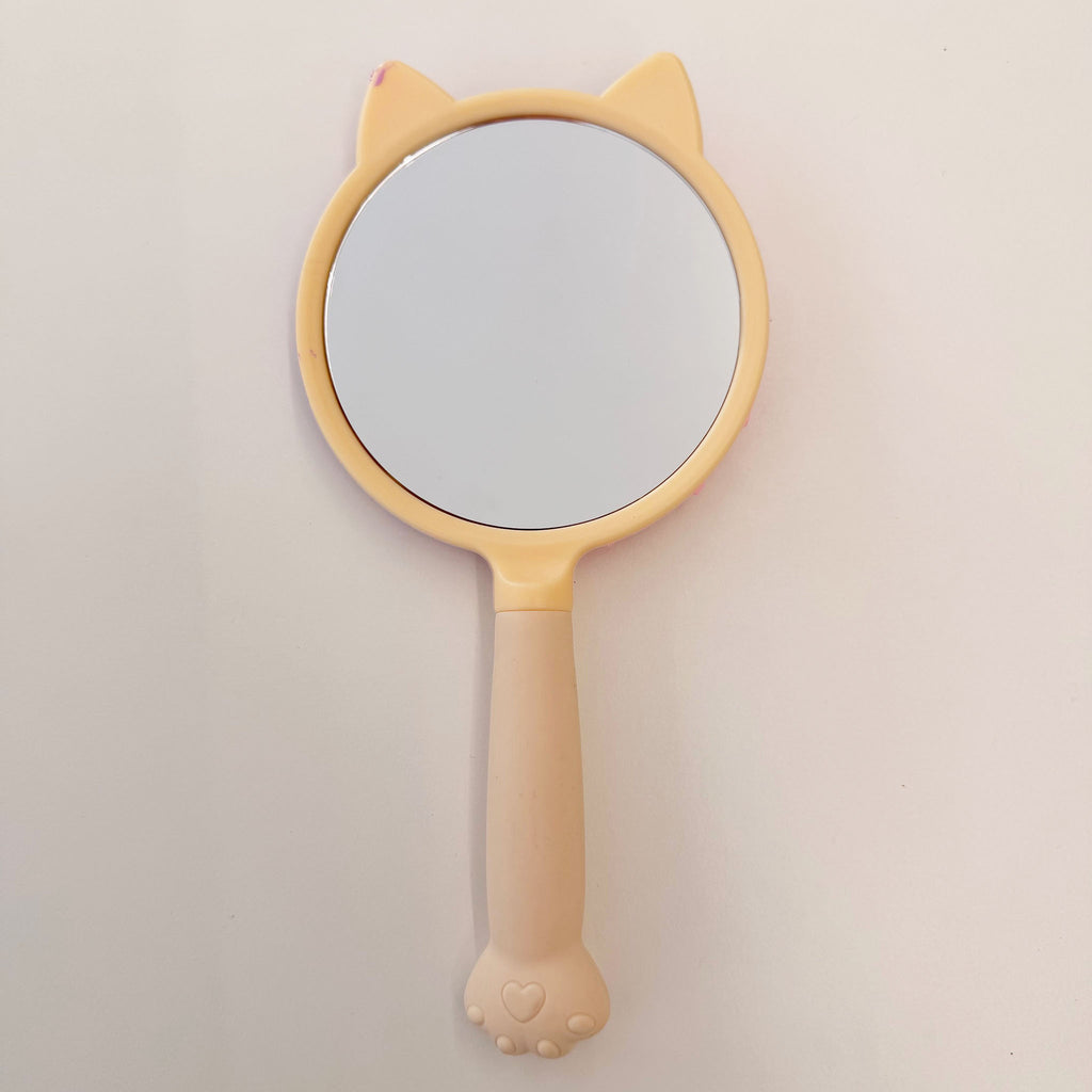 Handspiegel in Katzen-Form Cream Gel