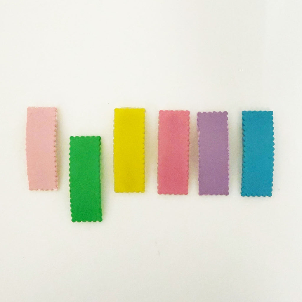 Haarspangen Cream Gel (Set mit 4 Stück)